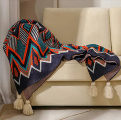 Bohemian Sofa Cover Blanket