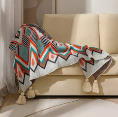 Bohemian Sofa Cover Blanket